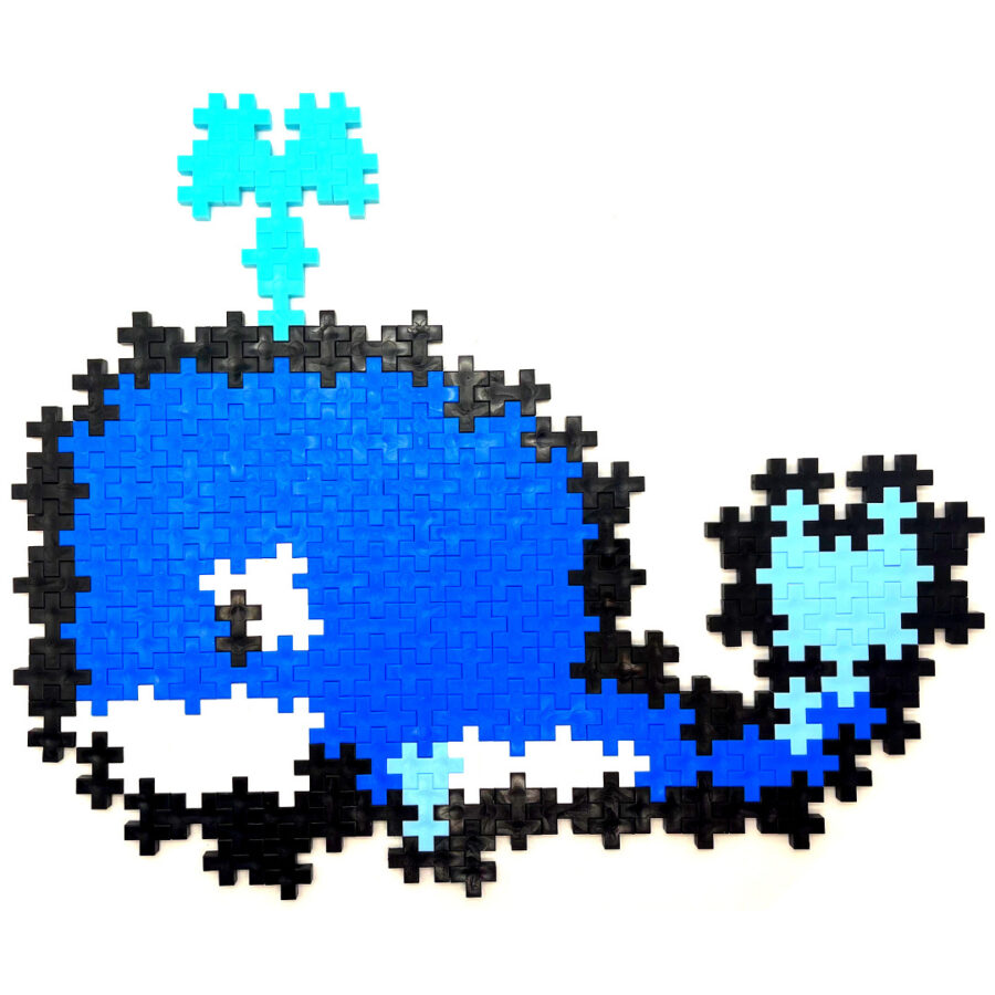 Plus-Plus animal 2d whale
